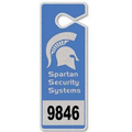 V-T Custom Spot Color Parking Permit w/Reflective (3 1/2"x9 1/4")